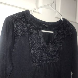 Lucky brand 3/4 sleeve shirt
